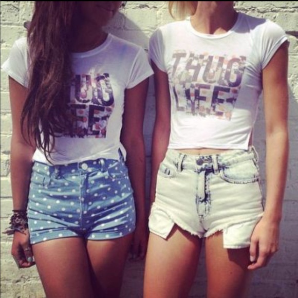 Brandy Melville Pants - 💙Brandy Melville Pok A Dot shorts